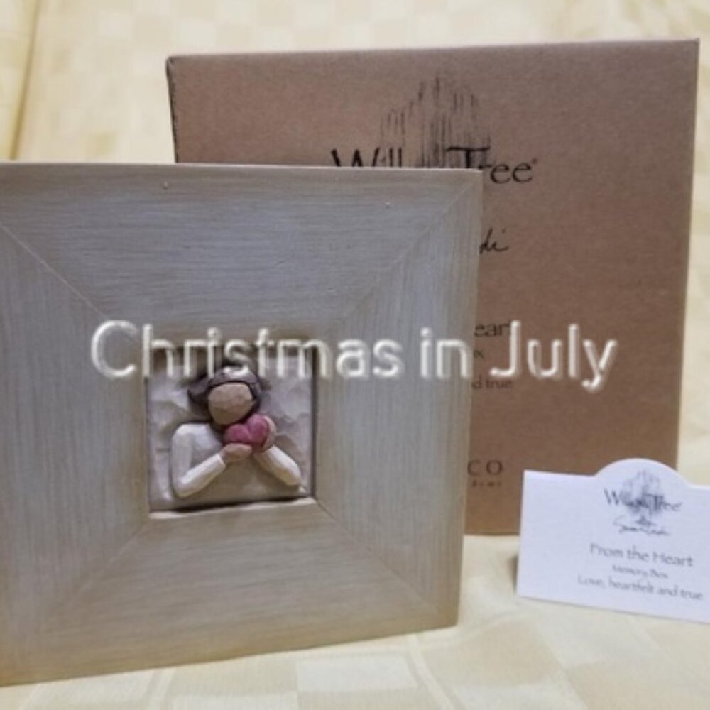 Willow Tree Susan Lordi From the Heart Memory Box Love Heartfelt and True #26628